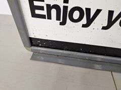 Metal Wall/Desk Sign Frame