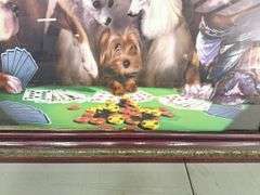 Poker Playing Dogs & Frame Picture
