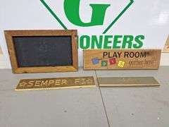 (4) Wooden Wall Hanging signs