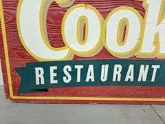 Vintage Wooden Cookery Sign (double sided)