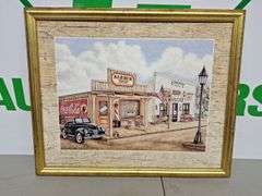 Barber Shop Picture & Frame