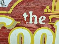 Vintage Wooden Cookery Sign (double sided)
