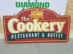 Vintage Wooden Cookery Sign (double sided)