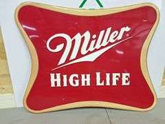 Metal Miller High Life Sign
