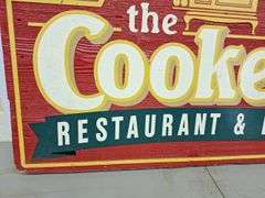 Vintage Wooden Cookery Sign (double sided)