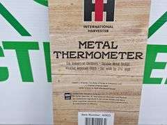 Metal Farmall Thermometer