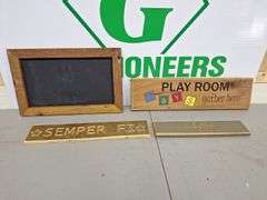 (4) Wooden Wall Hanging signs