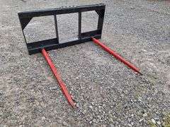 Quick Attach Double Prong Hay Spear (NEW)Taxable