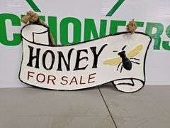 Metal Honey Sign