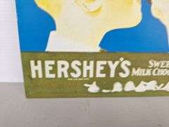 Metal Hershey's Kiss Sign