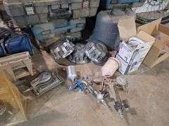 Tool Cases with various tools inside ,Tools that do not run,Bike & Spray Guns