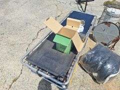 Coleman Lantern -- Coleman Sleeping Bag -- Cot -- White  Kerosene Heater all one money