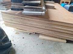 Lot of Cabinet Grade Plywood & Stack of Lumber all one money