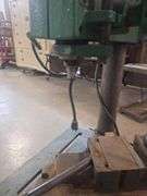 Table Top Drill Press with vise (runs) Taxable  (green)