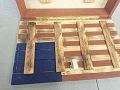 American Flag Wall Hanging Box (See description)