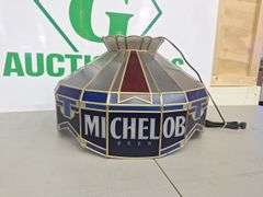 Michelob Hanging Light (new globe for inside)