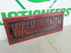 Wooden Faith Sign