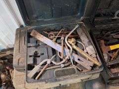 Tool Cases with various tools inside ,Tools that do not run,Bike & Spray Guns