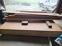 Lot of Cabinet Grade Plywood & Stack of Lumber all one money