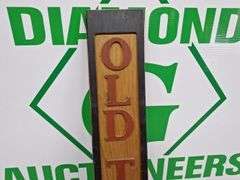 Old Toys Wooden Sign