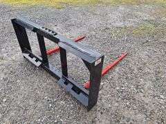 Quick Attach Double Prong Hay Spear (NEW)Taxable