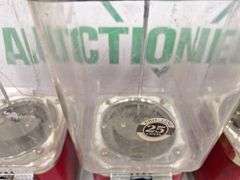 (4) Gumball Machines all one money (No Keys)