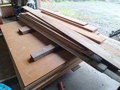 Lot of Cabinet Grade Plywood & Stack of Lumber all one money