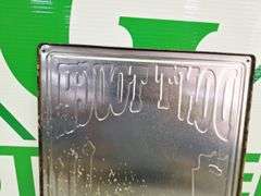 Metal Dont Touch My Tools Sign