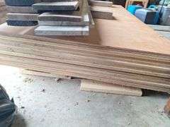 Lot of Cabinet Grade Plywood & Stack of Lumber all one money