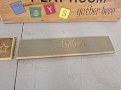 (4) Wooden Wall Hanging signs