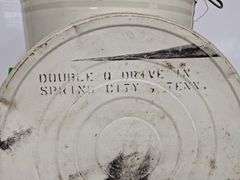 Double Q Drive In Lard Bucket