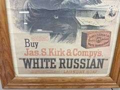 White Russian Picture & Frame