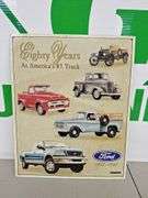 Metal Ford Truck Sign