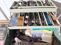 Tackle Box Full of Router Bits and accessories