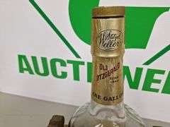 Old Fitzgerald Gallon Bottle & Tipping Server
