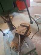 Table Top Drill Press with vise (runs) Taxable  (green)