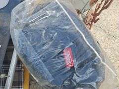 Coleman Lantern -- Coleman Sleeping Bag -- Cot -- White  Kerosene Heater all one money