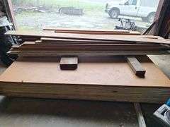 Lot of Cabinet Grade Plywood & Stack of Lumber all one money