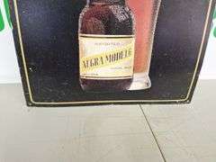 Metal Negra Modelo Beer Sign