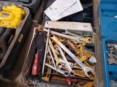 Tool Cases with various tools inside ,Tools that do not run,Bike & Spray Guns