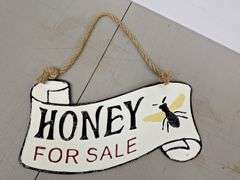 Metal Honey Sign