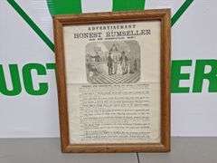 Advertisement Honest Rumsellers Sign (read the rules on sign before Bidding it's a little edgy)