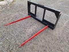 Quick Attach Double Prong Hay Spear (NEW)Taxable