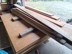 Lot of Cabinet Grade Plywood & Stack of Lumber all one money