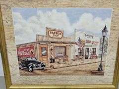Barber Shop Picture & Frame
