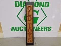 Old Toys Wooden Sign