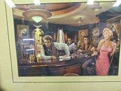 (2)Marilyn & James Dean with Elvis Picture