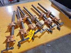(6) Eighteen inch long pipe clamps