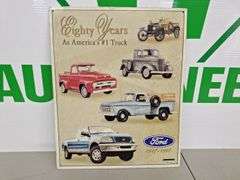 Metal Ford Truck Sign
