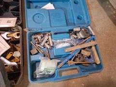 Tool Cases with various tools inside ,Tools that do not run,Bike & Spray Guns